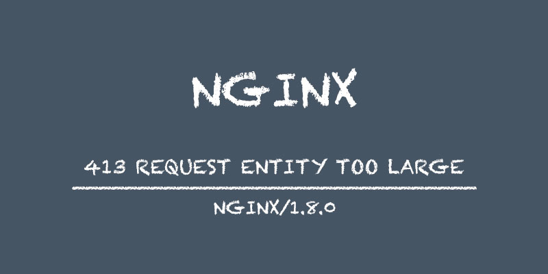 Nginx Error 413