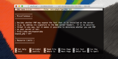 How to hide PHP version?