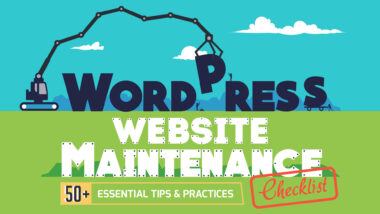 50+ Crucial WordPress Website Maintenance Checklist [Infographic]