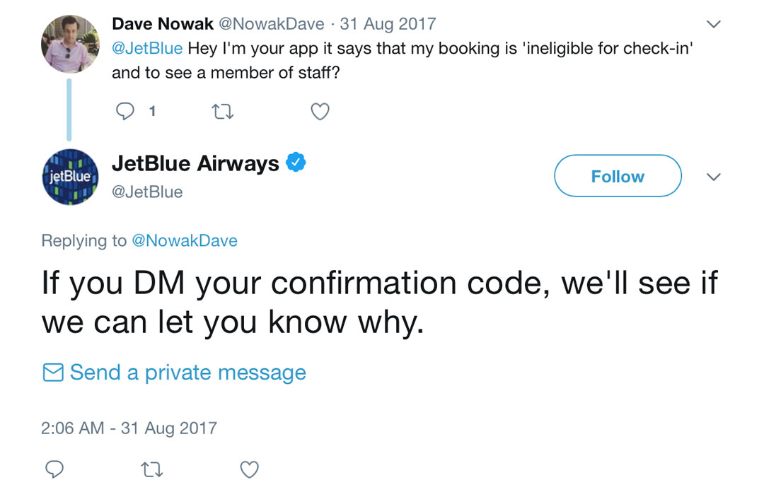JetBlue Twitter Engagement