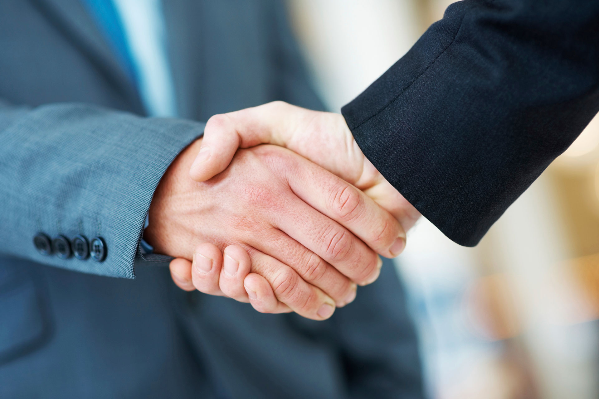 Handshake Deal in Business