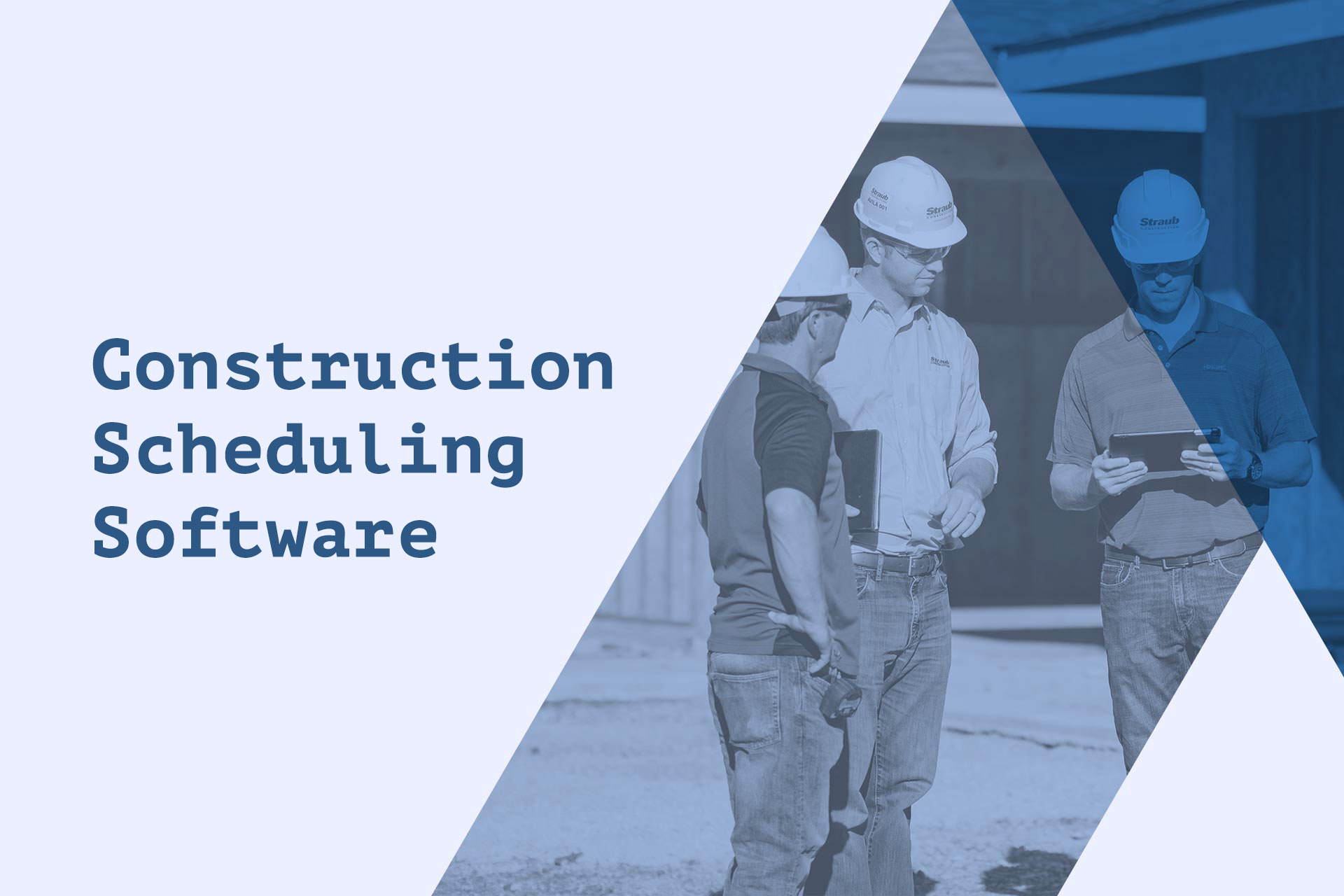 Construction Scheduling Software