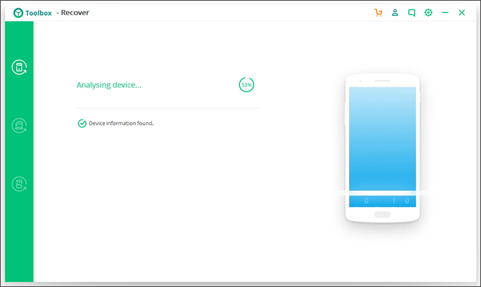iSkysoft Recover Analyse