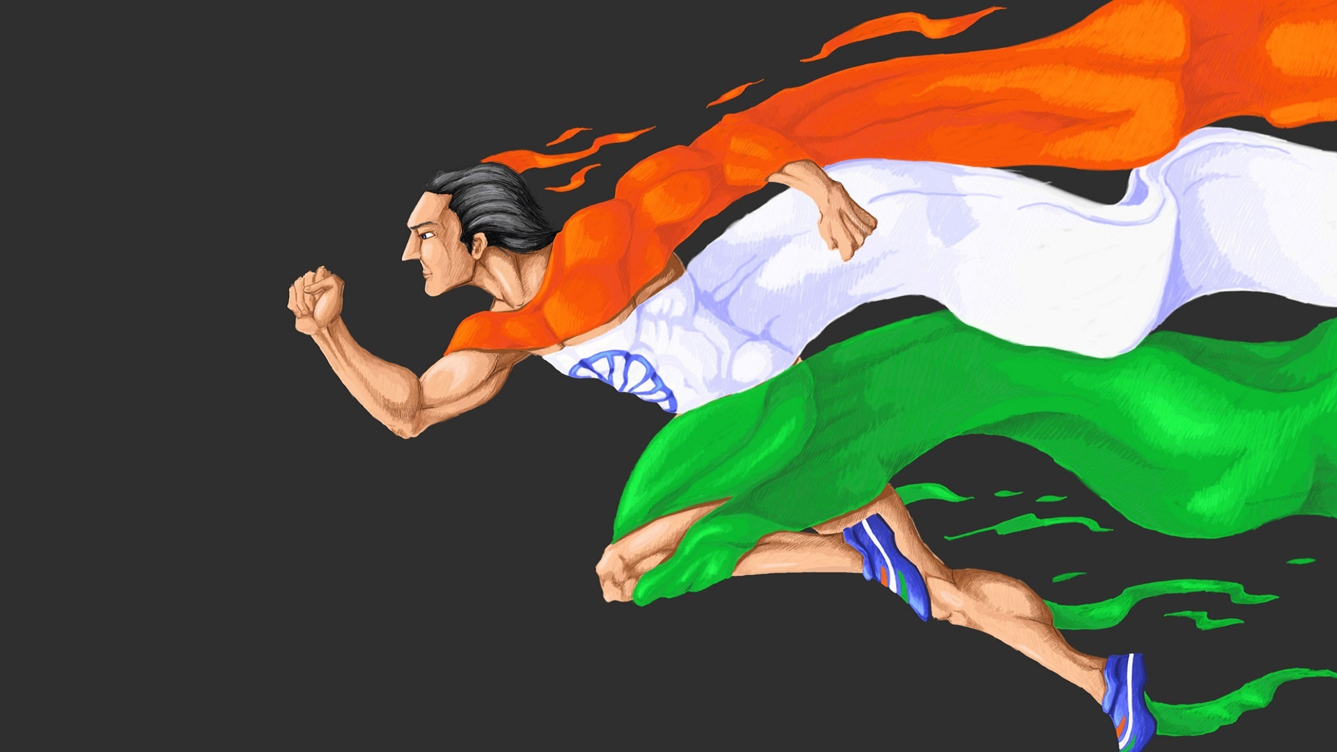 Indian Flag HD Image Marathon