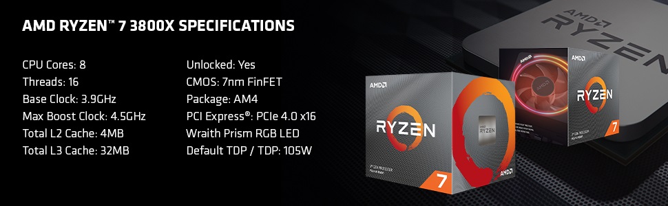 AMD Ryzen 7 3800X - Specs