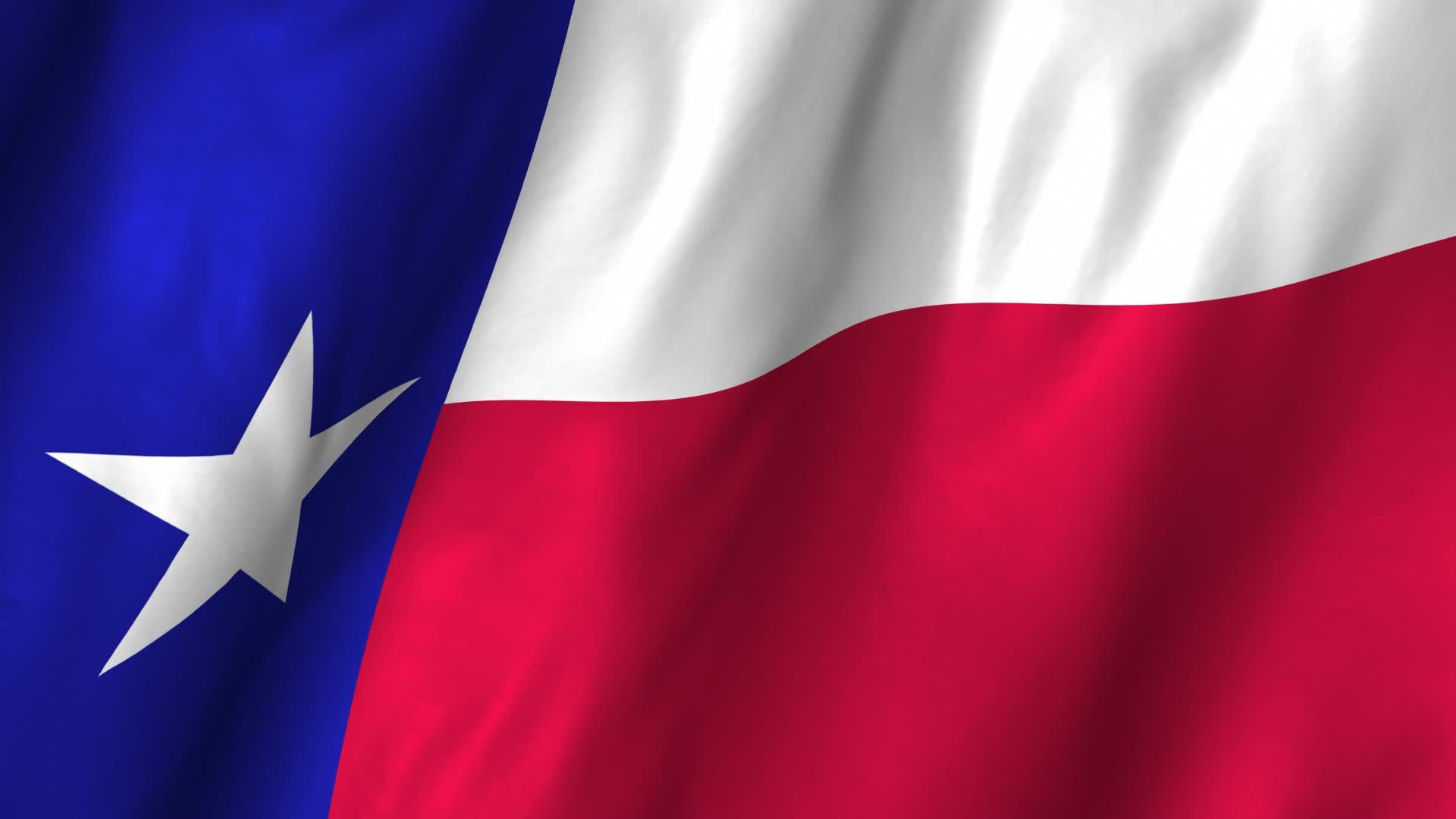 Texas Flag Waving Wallpaper