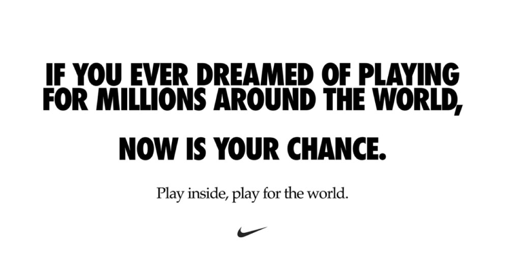 Nike: Play Inside Campaign