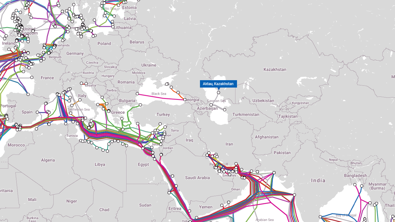 Internet Connectivity in Landlocked Countries