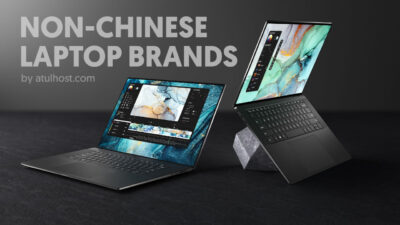Non-Chinese laptop brands