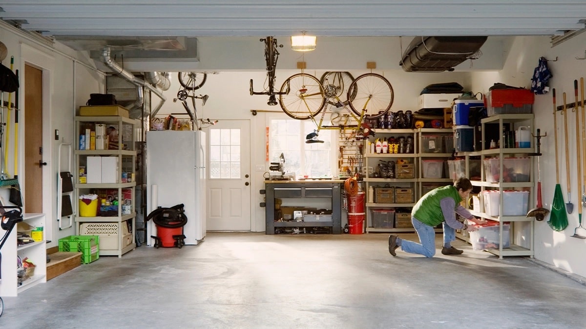 Declutter and organize your garage
